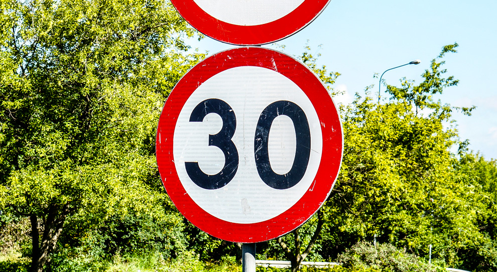 Limite di Velocità di 30 km/h: lo studio